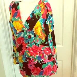 Cable and Gauge floral top